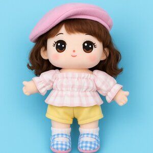 NWT Dung Cotton Candy Doll Series Girl– 7-Piece Set, Collectible Kawaii